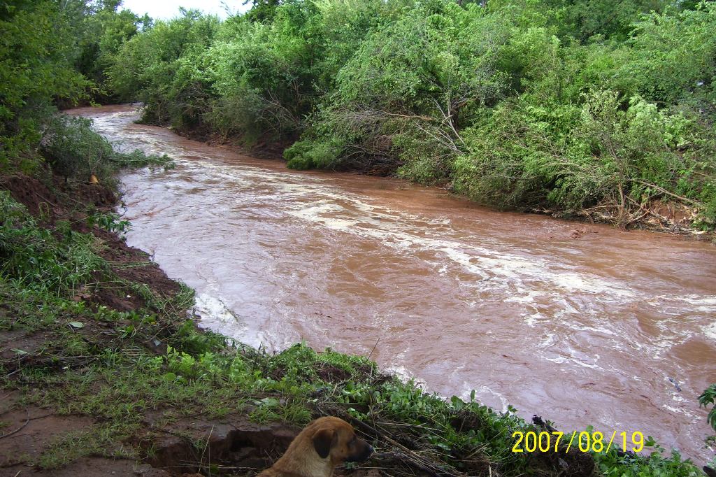 Overflowing stream