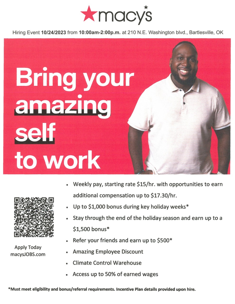 Macys hiring Owasso 2023
