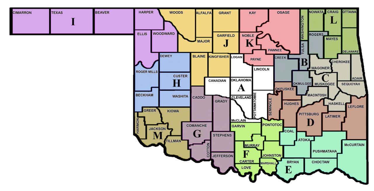 2012 Map districts