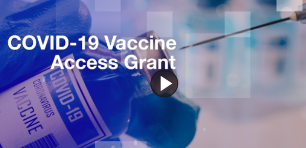 Image linking to Covid-19 Vaccine Access Grant
