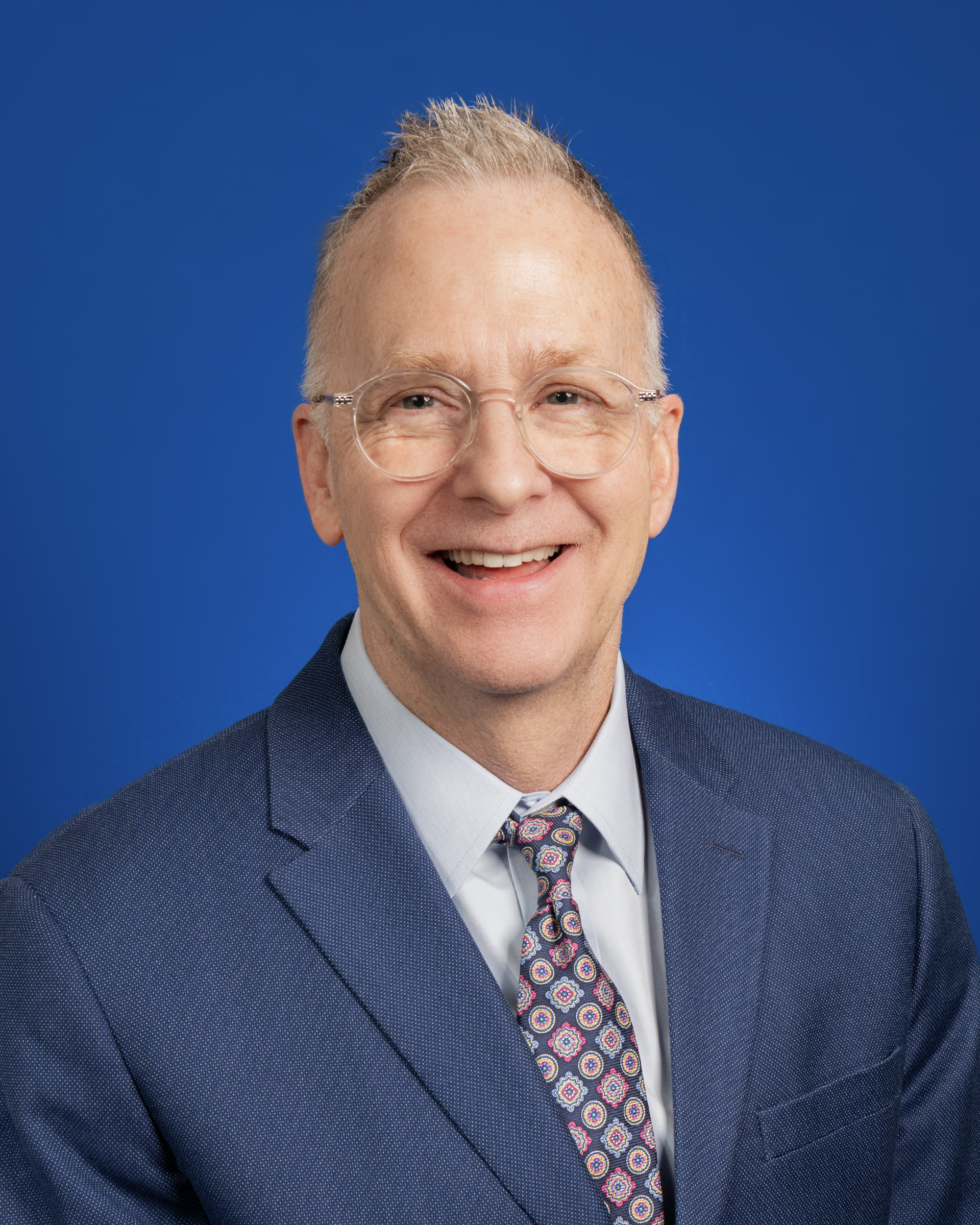 Potrate of a business man smiling
