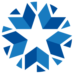 Water Blue State branding star