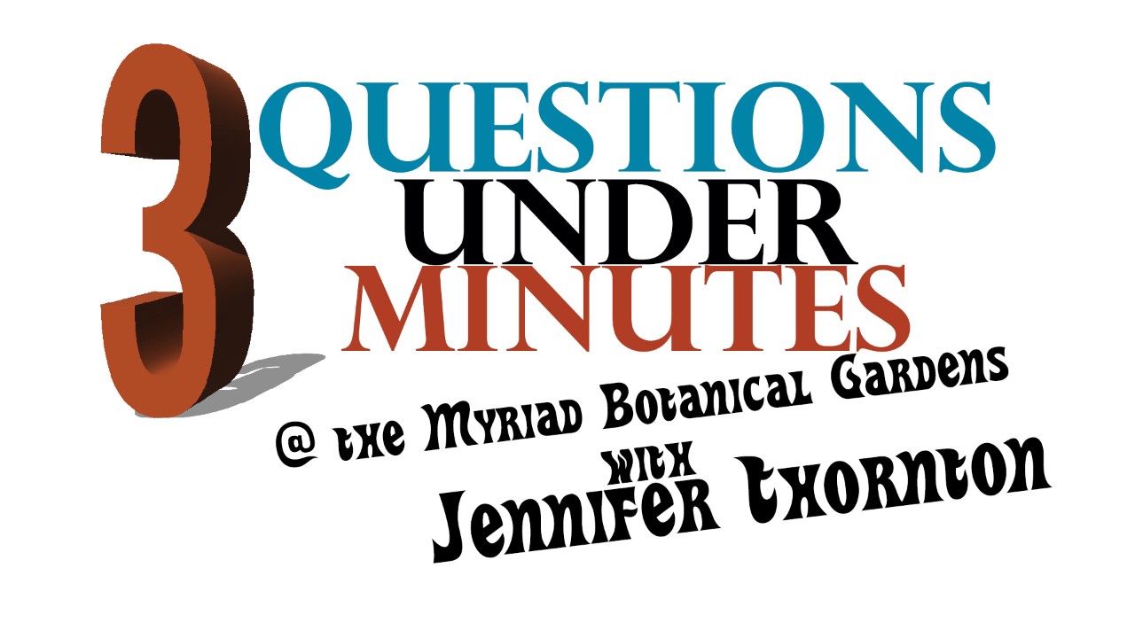 3 Questions Under 3 Minutes with Jennifer Thornton