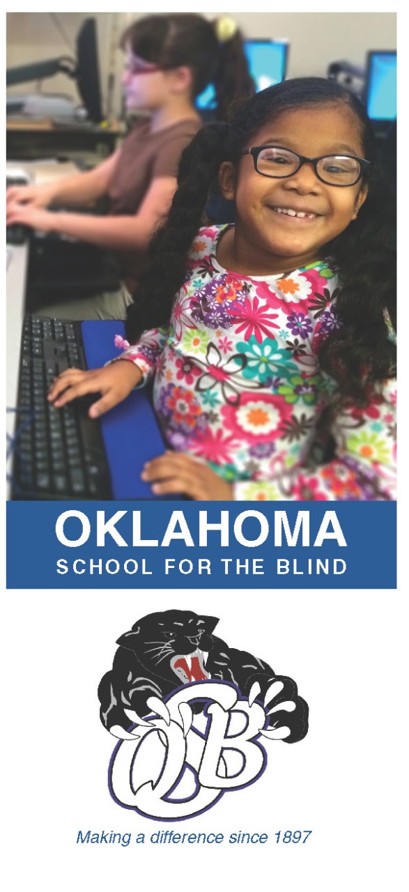 Cover of Oklahoma School for the Blind Brochure
