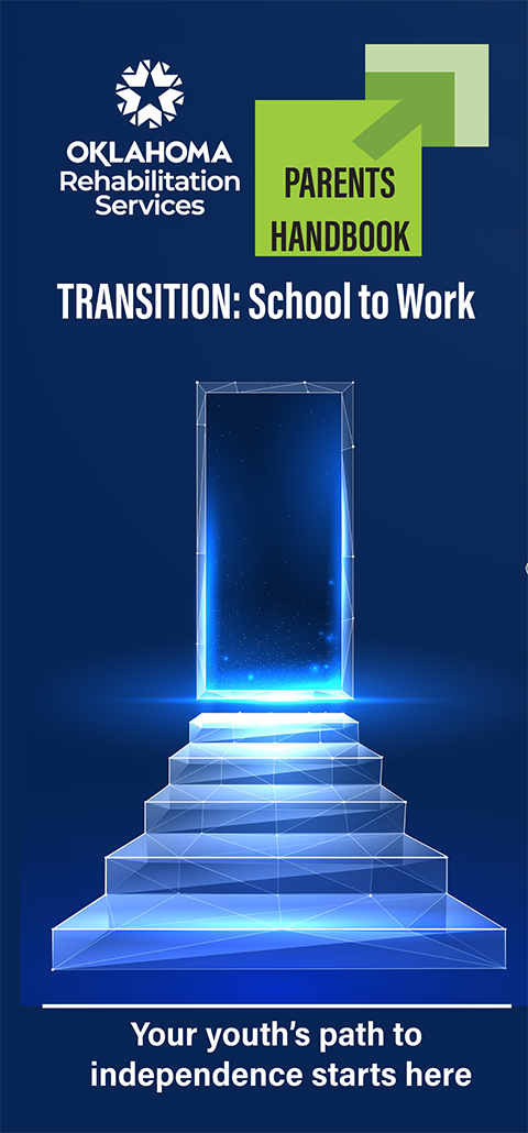 Cover of Transition School to Work Parent trifold
