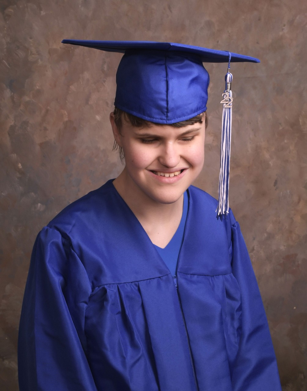 Lydia Bradley in her cap and gown