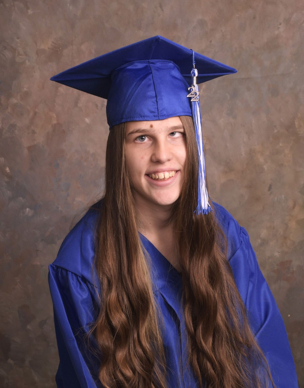 JaceLynn Shields in her cap and gown.