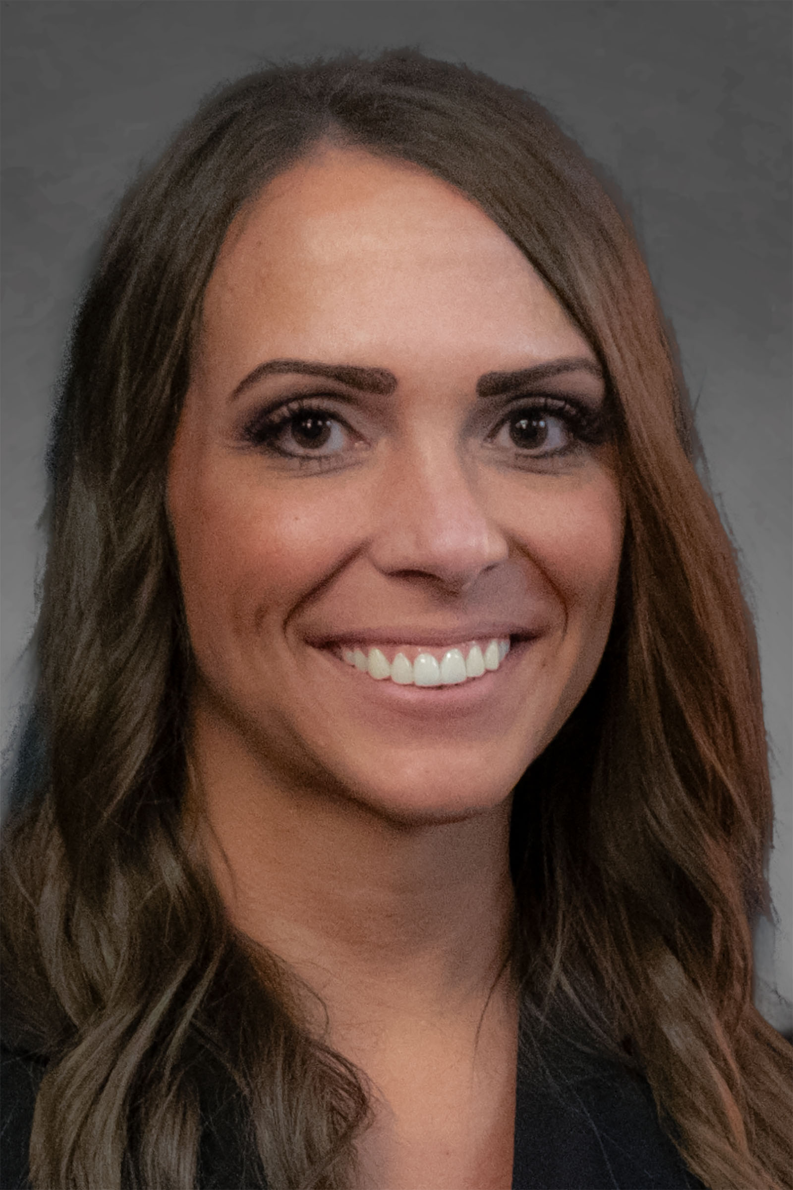 Smiling woman.