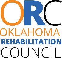 Oklahoma Rehabilitation Council logo.