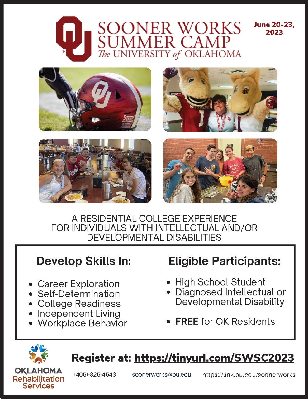 Sooner Works Summer Camp Flyer