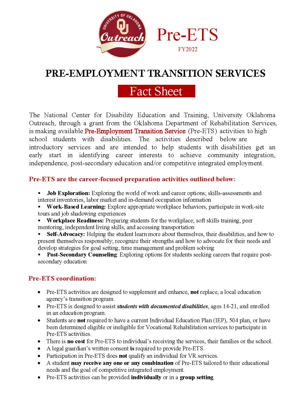 Fact Sheet