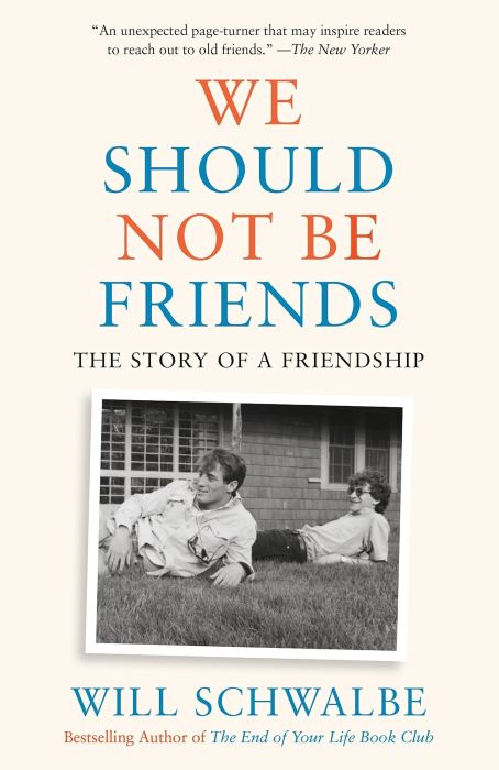 We Should Not Be Friends by: Will Schwalbe