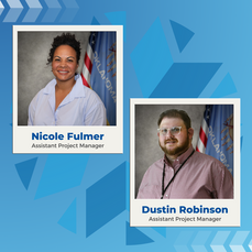 New CAP Team Members Nicole Fulmer (left) and Dustin Robinson (right), latest members of the CAP team.