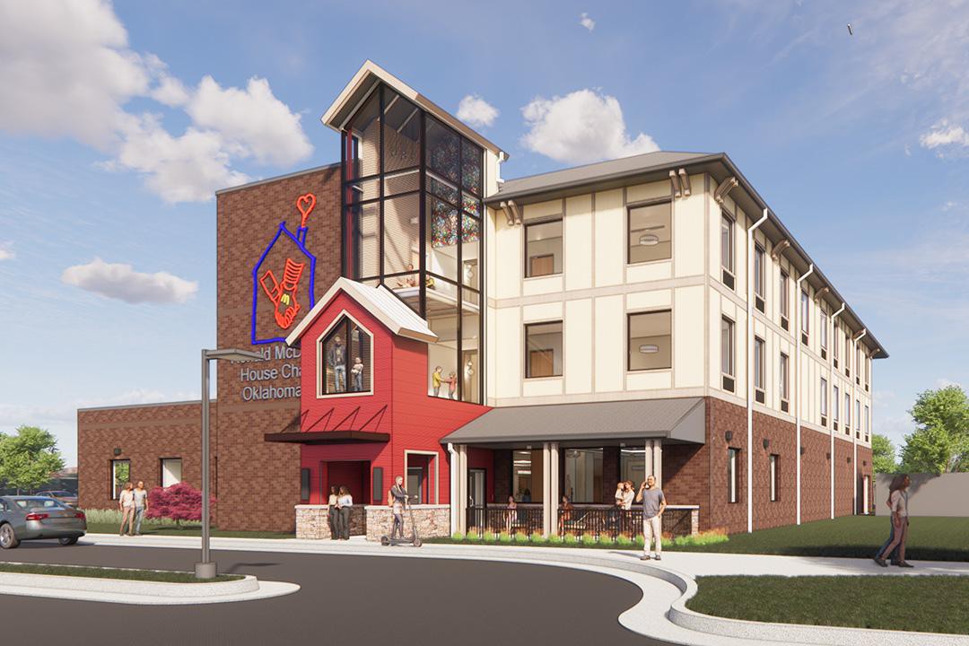 Rendering of the proposed location's building exterior.