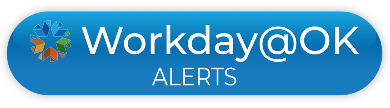 Button to access the Workday@OK alerts.