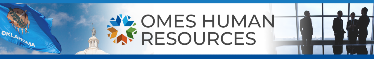Web page banner for the OMES Human Resources department.