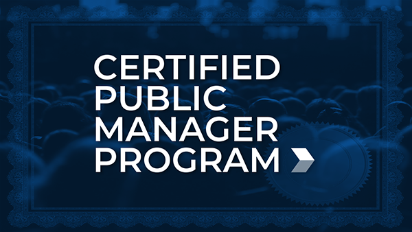 Certified public manager program