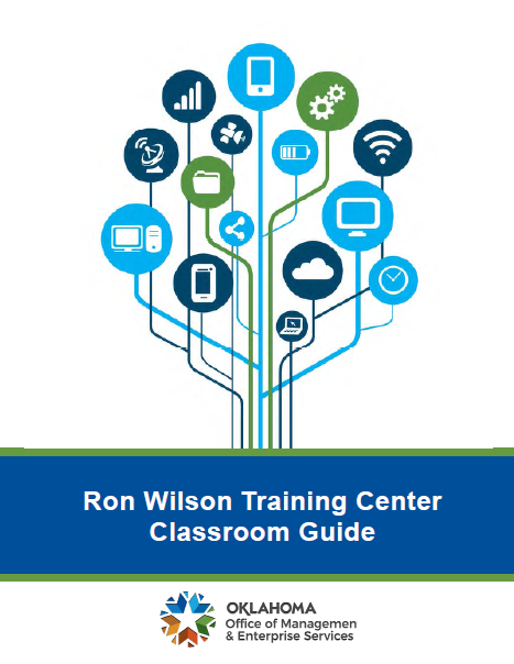 Cover of the Ron Wilson Training Center classroom guide.
