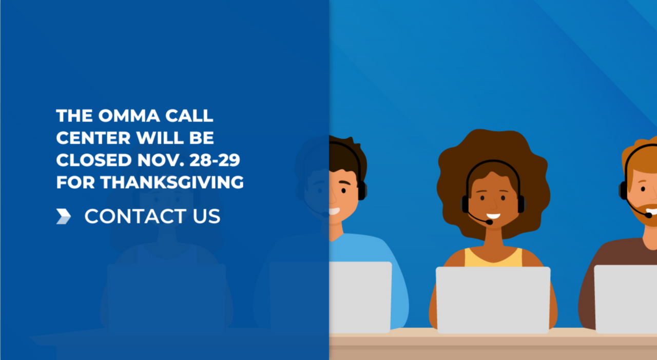 Call Center Closed Nov. 28-29 for Thanksgiving