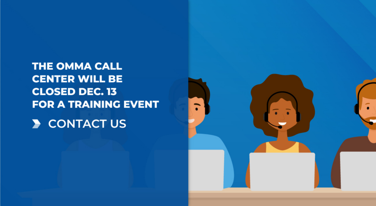 Call Center Closed Dec. 13 for Winter Training Event 2024