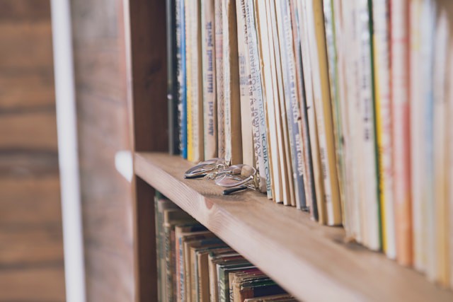 Decorative image of books