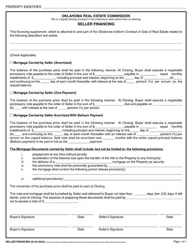 2026 Seller Financing