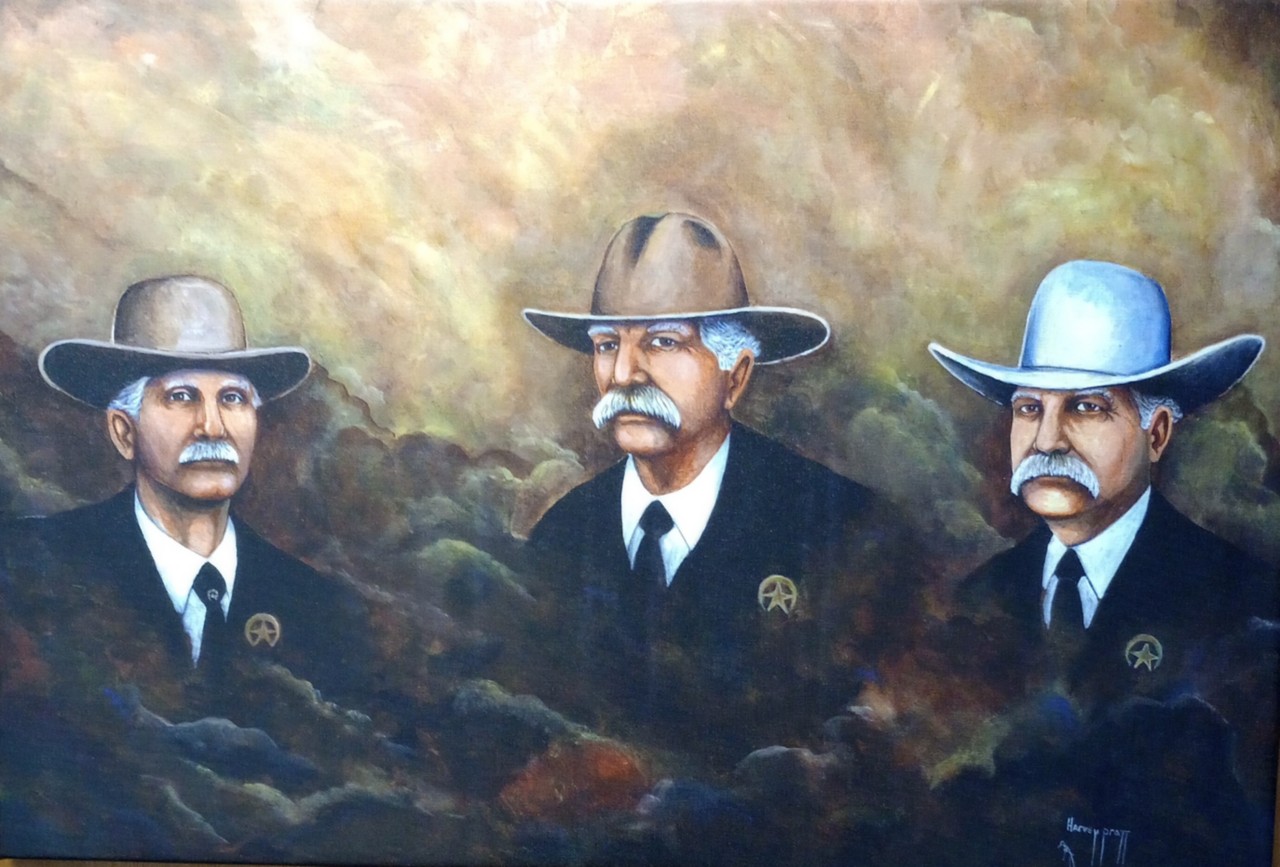 harvey pratt painting the three guardsmen