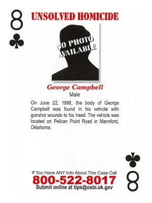 george campbell cold case card