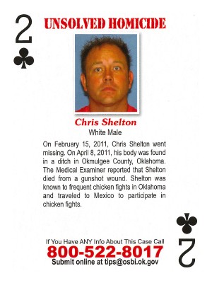 Chris Shelton cold case card