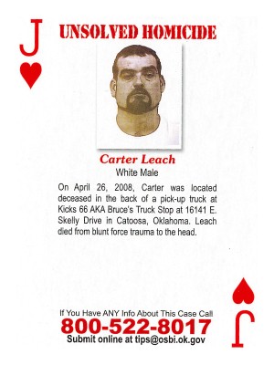 carter leach cold case card