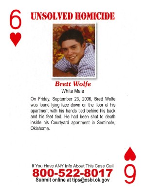 brett wolfe cold case card