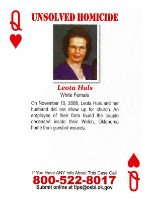 leota huls cold case card