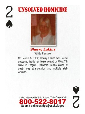 sherry lakins cold case card