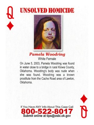 pamela woodring cold case card