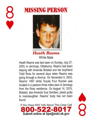 heath reams cold case card