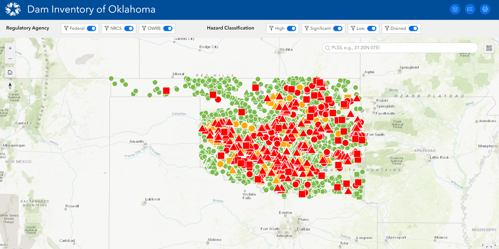 Dam Inventory of Oklahoma