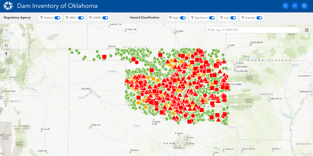 Oklahoma Dam Inventory