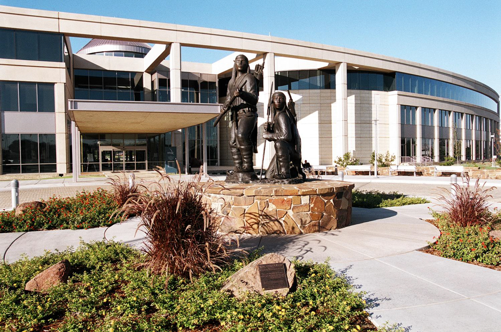 front entrance of the History Center.