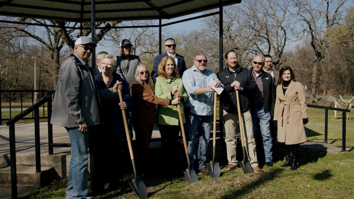 Locust Grove used funds to improve Pipe Springs Park by adding a history walk, disc golf, a dog park and a playground.