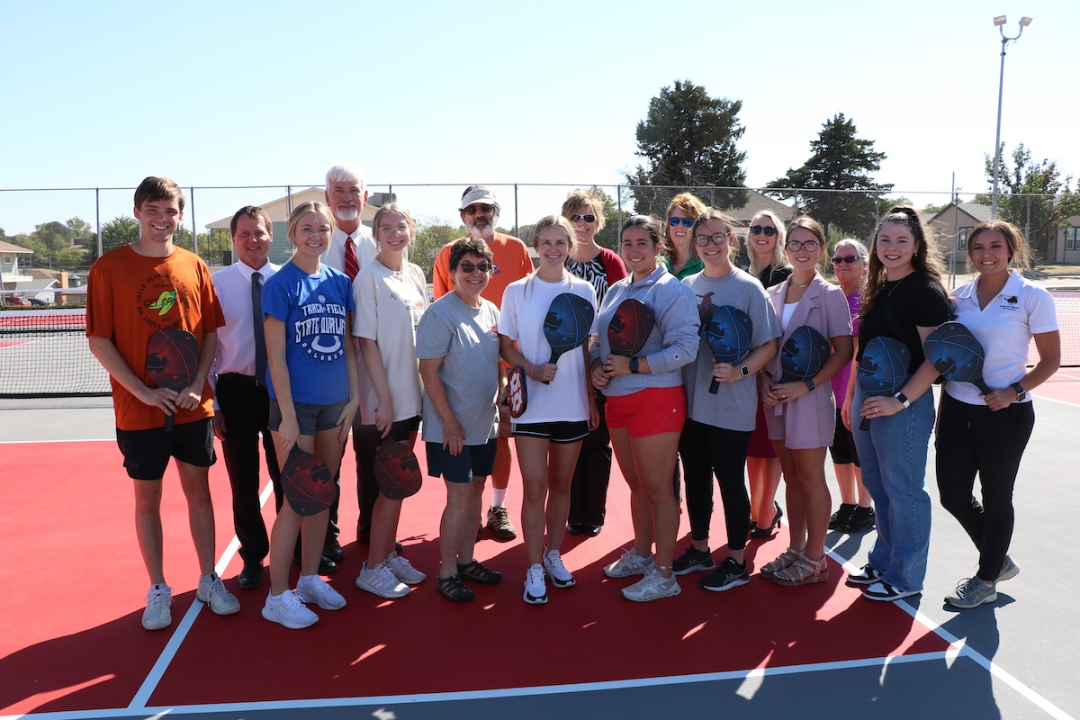 Northwestern Oklahoma State University in Alva used the funds to build pickleball, tennis and basketball courts.