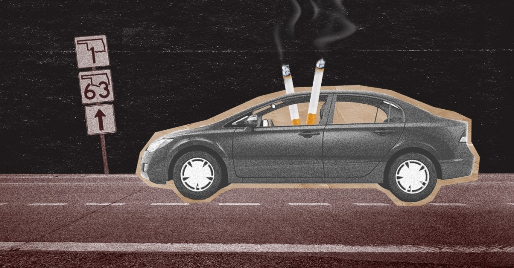 cigarettes in car Can You Smoke in Your Car in Oklahoma?