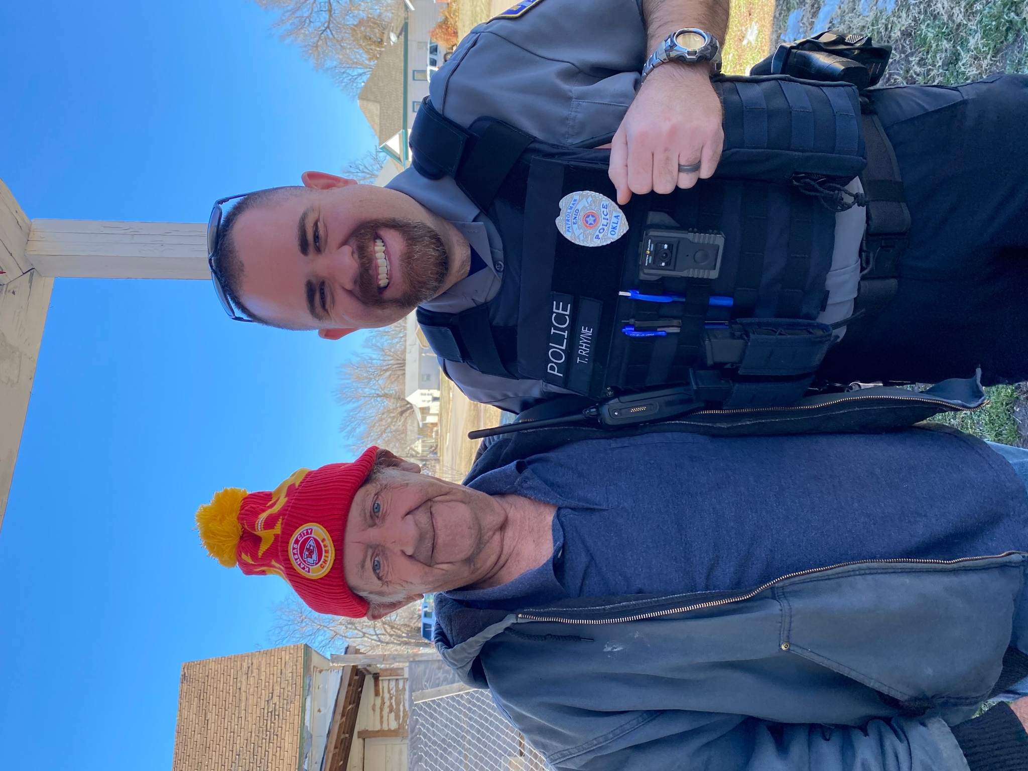 Officer Rhyne and Charles