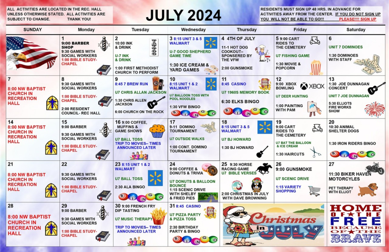 Ardmore July 2024 Calendar