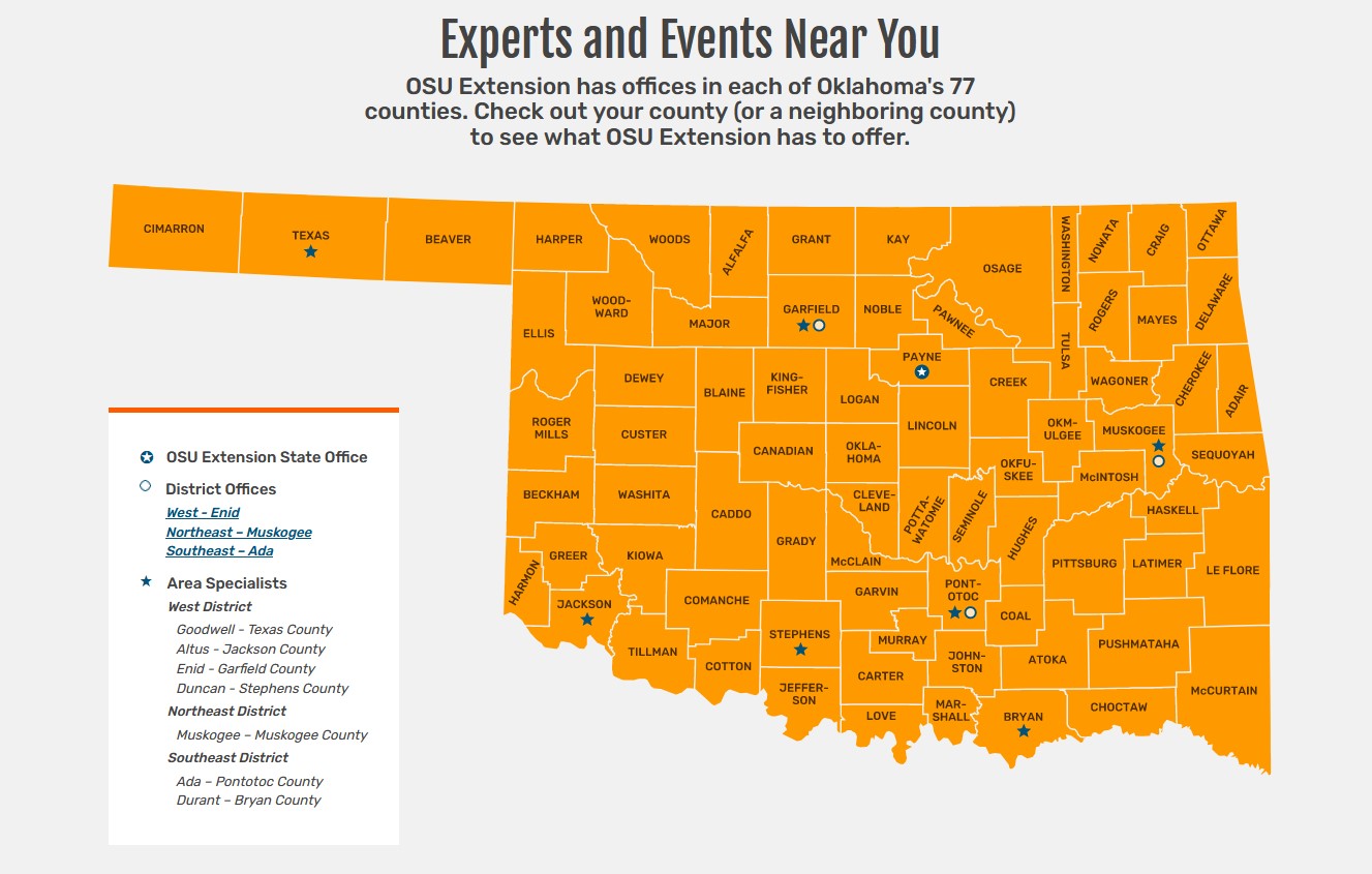 OSU Extension Map